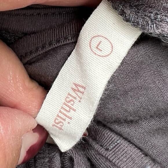 WISHLIST women's size L gray dress, wrap back - Picture 7 of 9